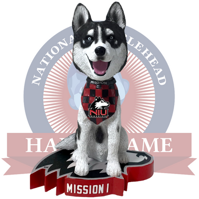 Mission I Northern Illinois Huskies Live Husky Bobblehead