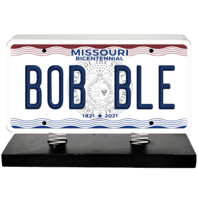 License Plate Bobbles