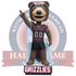 Monte Montana Grizzlies Mascot Bobblehead