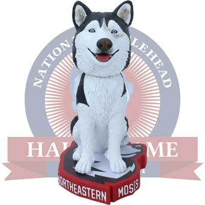 Moses Northeastern Huskies Live Husky Bobblehead