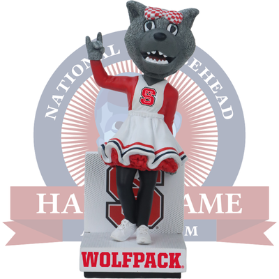 Ms. Wuf NC State Wolfpack Mascot Bobblehead