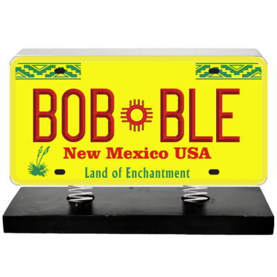 License Plate Bobbles