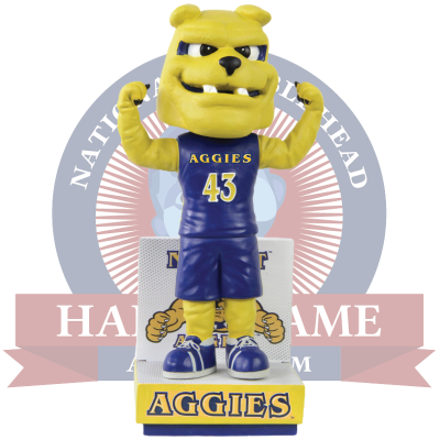 Aggie the Bulldog North Carolina A&T Aggies Mascot Bobblehead
