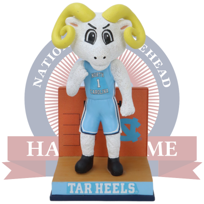 North Carolina Tar Heels Basketball Rameses Dancing in March Bobblehead