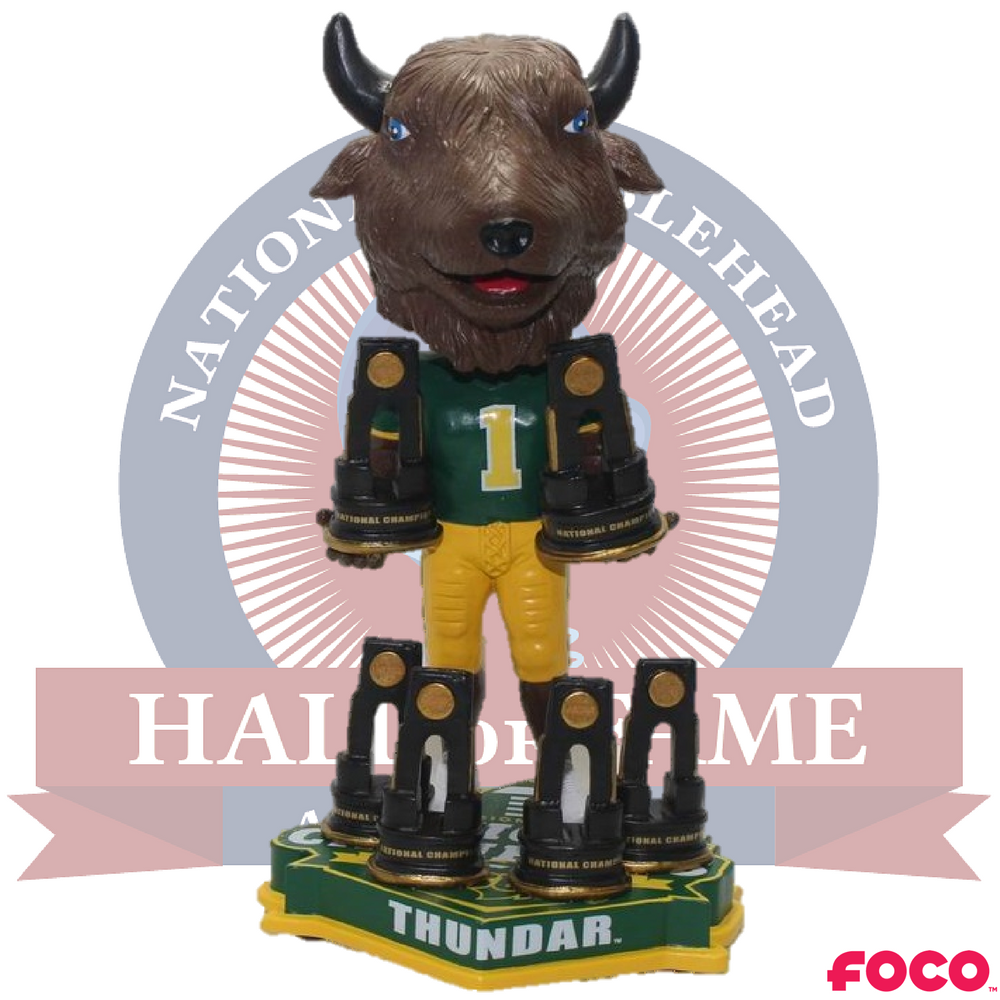 North Dakota State Bison NCAA College Football National Champions Bobblehead
