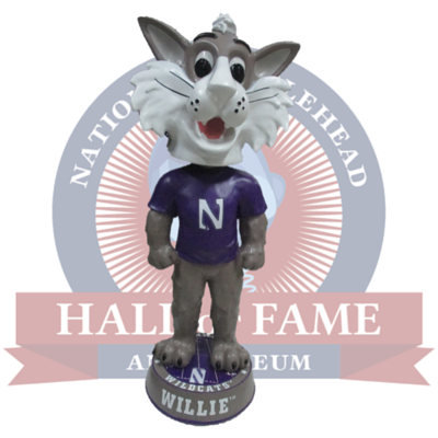 3 Foot Northwestern Wildcats Willie the Wildcat Bobblehead