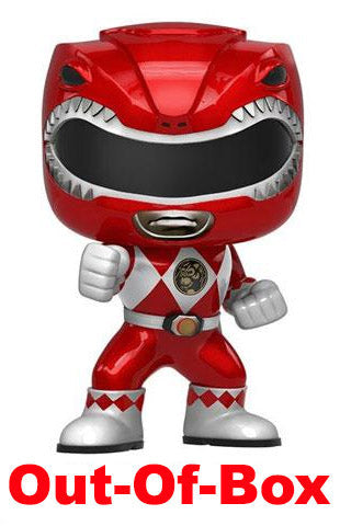 Out-Of-Box Red Ranger (Metallic, Action Pose, Power Rangers) 406 - Hot Topic Exclusive