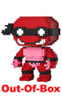 Out-Of-Box Raphael (8-Bit Neon, Teenage Mutant Ninja Turtles) 06 - Funko Shop Exclusive