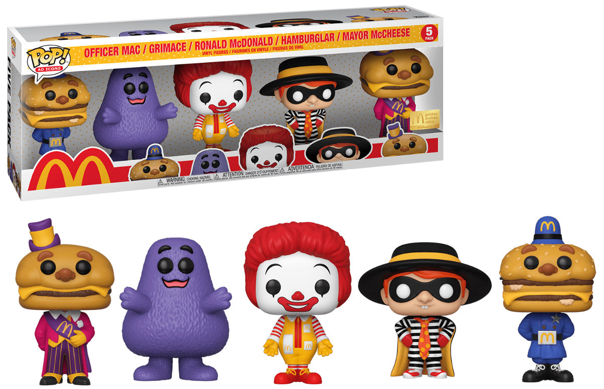 McDonald's (Ad Icons) 5-Pack - Golden Arches Exclusive