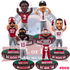 Ohio State Buckeyes O-H-I-O Baller Bobbleheads