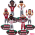 Ohio State Buckeyes O-H-I-O Baller Bobbleheads
