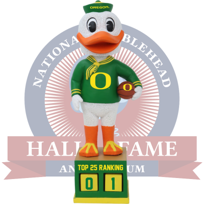 Oregon Ducks Basketball Top 25 Ranking Tracker Bobblehead (Presale)