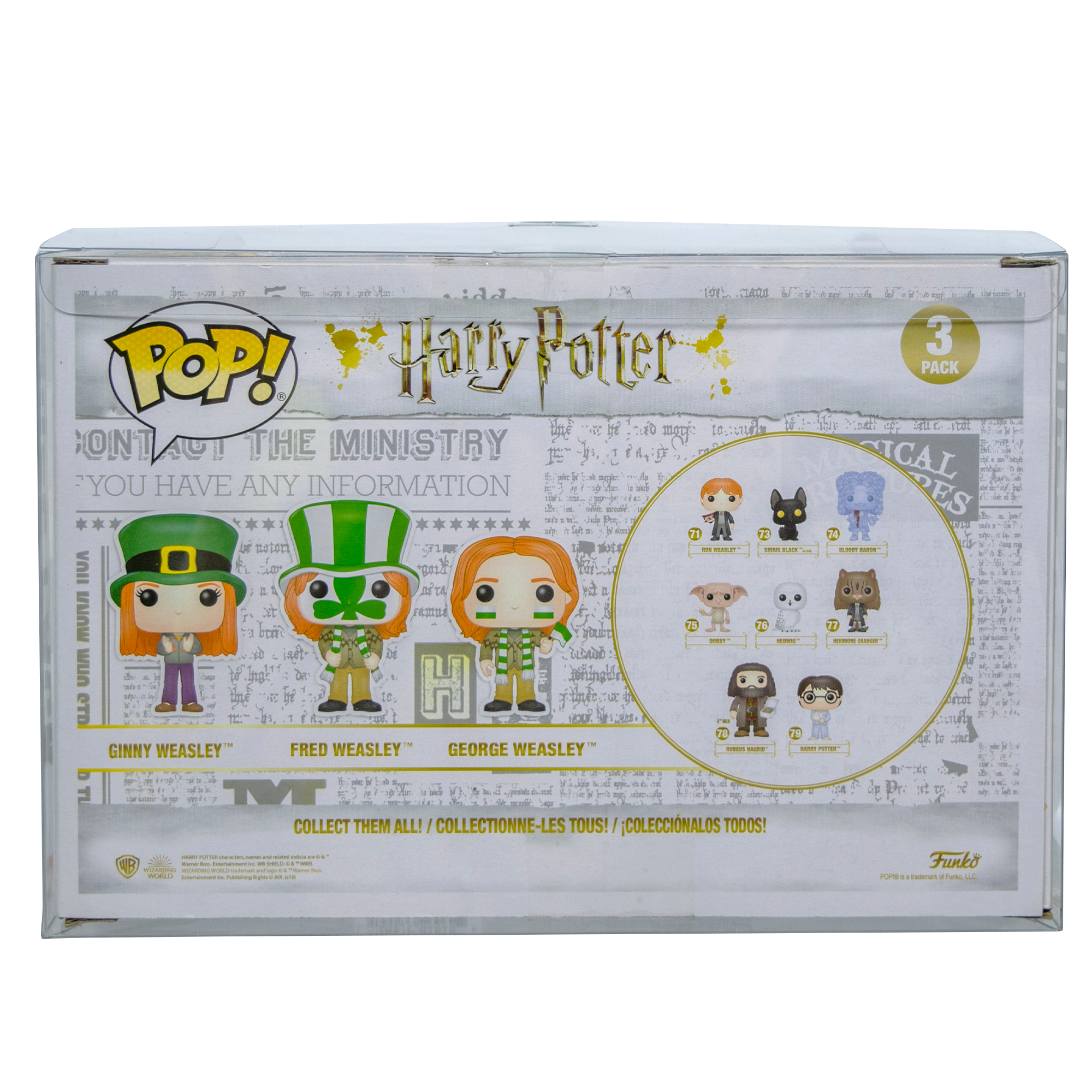 3-Pack Weasley Quidditch PopShield Protectors
