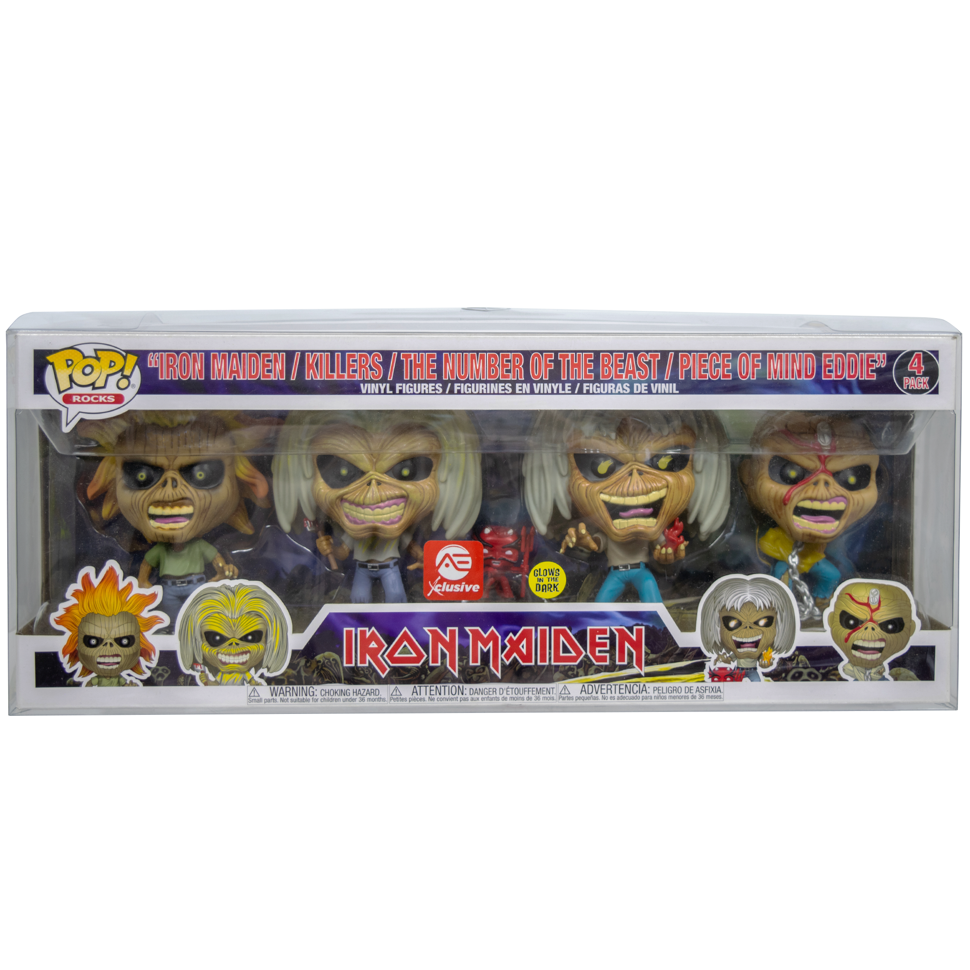 4-Pack Iron Maiden 2020 PopShield Protectors