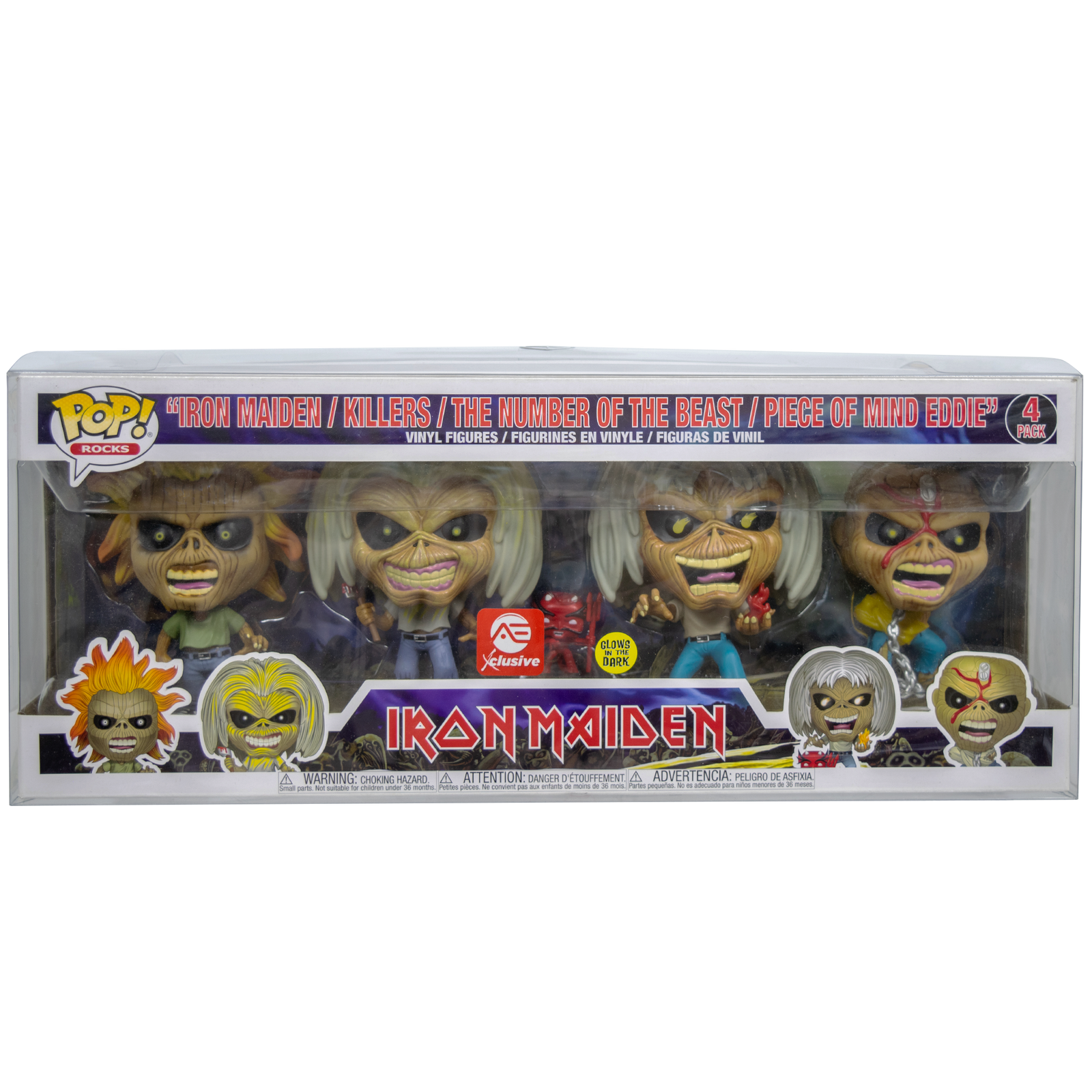 4-Pack Iron Maiden 2020 PopShield Protectors