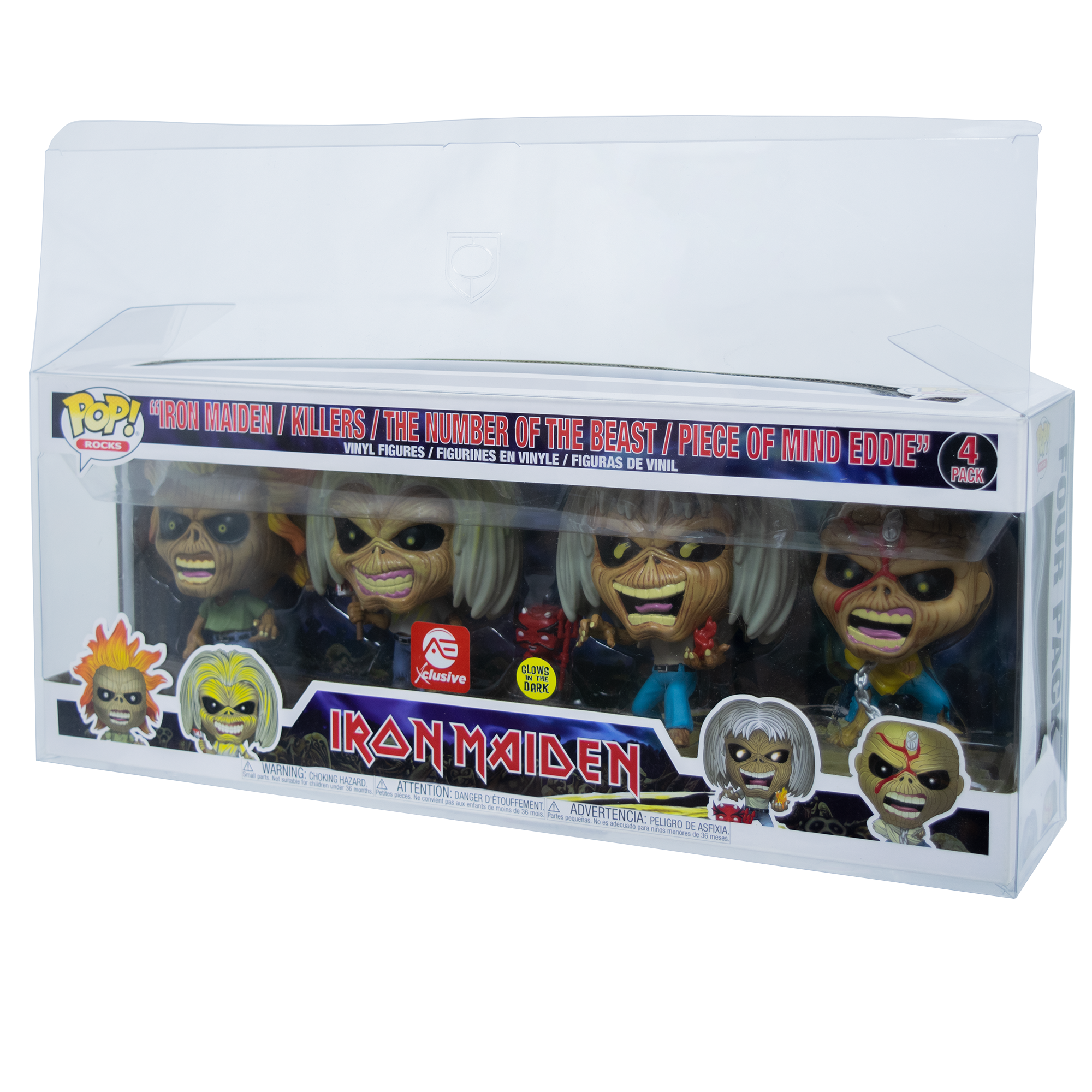 4-Pack Iron Maiden 2020 PopShield Protectors