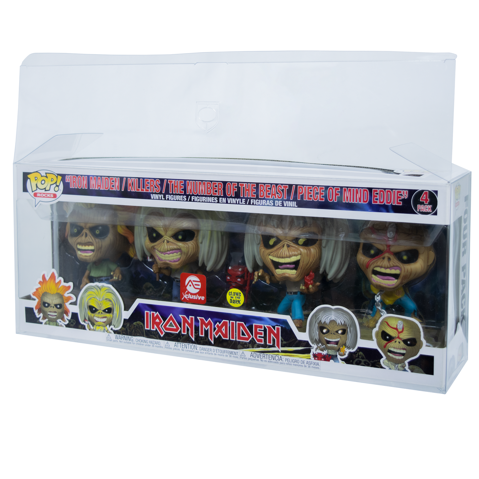 4-Pack Iron Maiden 2020 PopShield Protectors