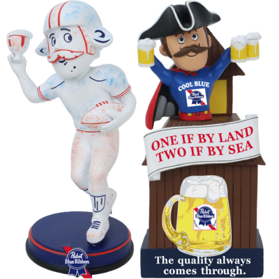 Pabst Blue Ribbon Bobbleheads