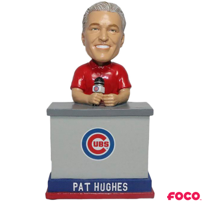 Pat Hughes Chicago Cubs 2016 World Series Talking Bobblehead