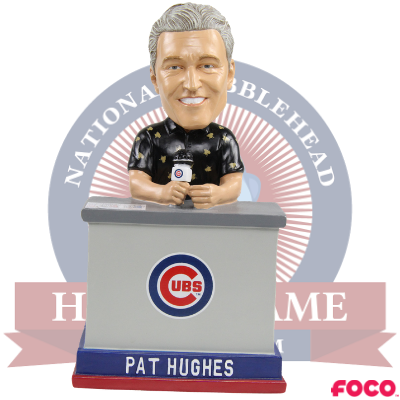 Pat Hughes Chicago Cubs 2016 World Series Talking Bobblehead