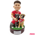 Patrick Mahomes Kansas City Chiefs Dogs Bobblehead