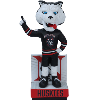 Paws Northeastern Huskies Mascot Bobblehead (Presale)