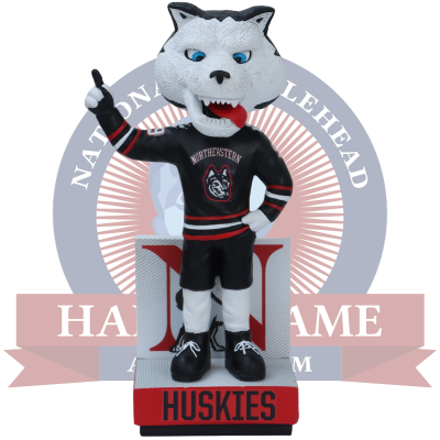 Paws Northeastern Huskies Mascot Bobblehead (Presale)