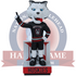 Paws Northeastern Huskies Mascot Bobblehead (Presale)