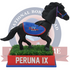 Peruna IX SMU Mustangs Live Mascot Bobblehead (Presale)