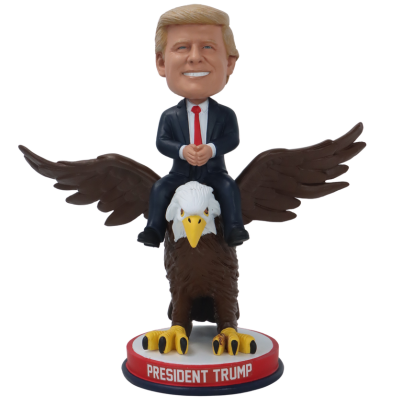 Donald Trump Riding Eagle Bobblehead