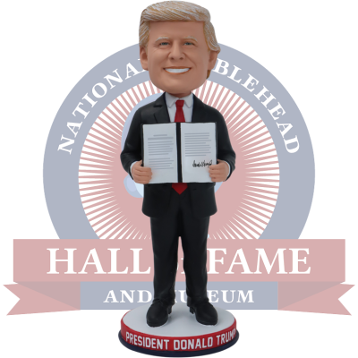 Donald Trump Executive Order Bobblehead (Presale)