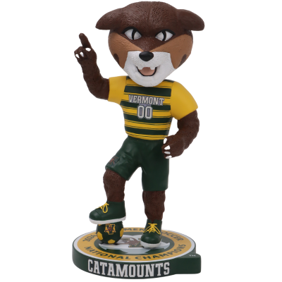 Rally Cat Vermont Catamounts 2024 NCAA Men's Soccer National Champions Bobblehead (Presale)