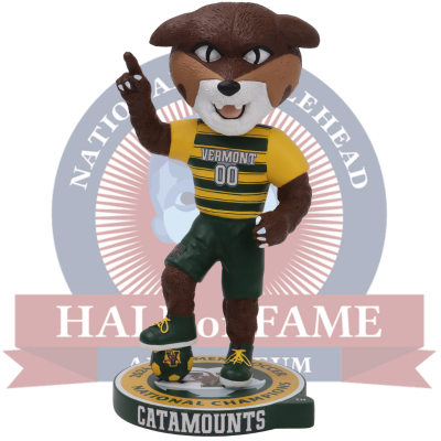 Rally Cat Vermont Catamounts 2024 NCAA Men's Soccer National Champions Bobblehead (Presale)