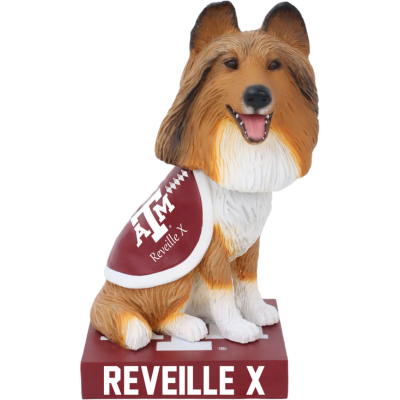 Reveille X Texas A&M Aggies Live Dog Bobblehead