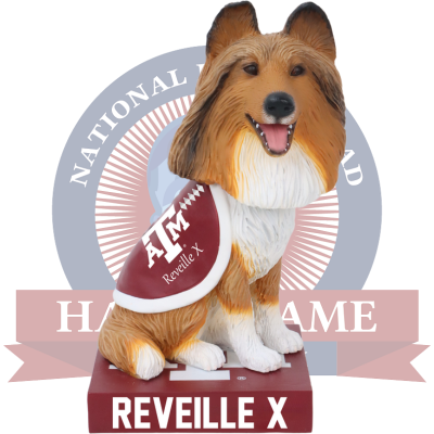 Reveille X Texas A&M Aggies Live Dog Bobblehead
