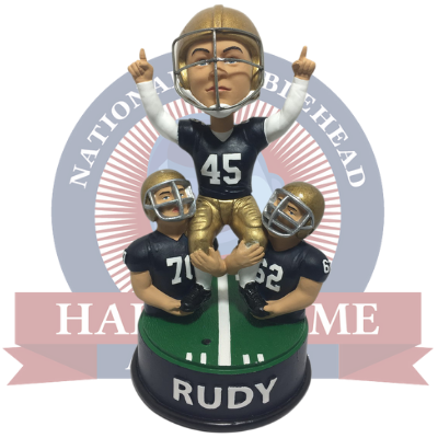 Daniel "Rudy" Ruettiger Talking Celebration Bobblehead