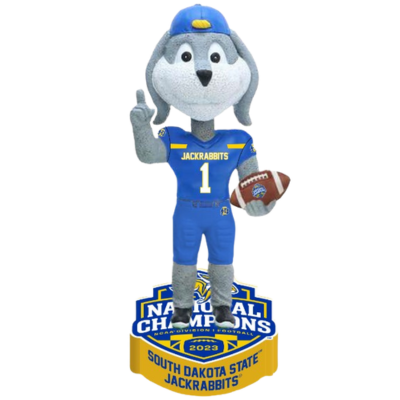 Jack the Jackrabbit South Dakota State Jackrabbits Mascot 2023 FCS Football National Champions Bobbleheads