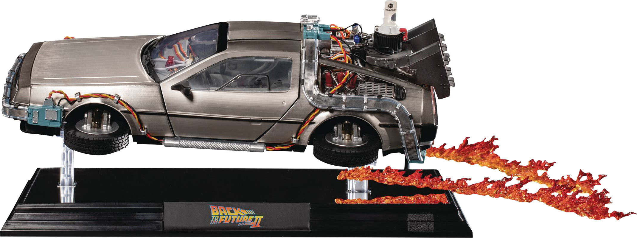 Back to the Future Part II Floating DeLorean Time Machine (Deluxe Edition)