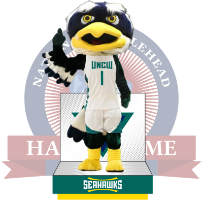 Sammy C. Hawk UNC Wilmington Seahawks Mascot Bobblehead (Presale)