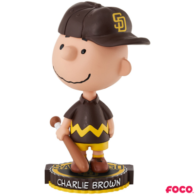 Charlie Brown Peanuts Bighead MLB Bobbleheads