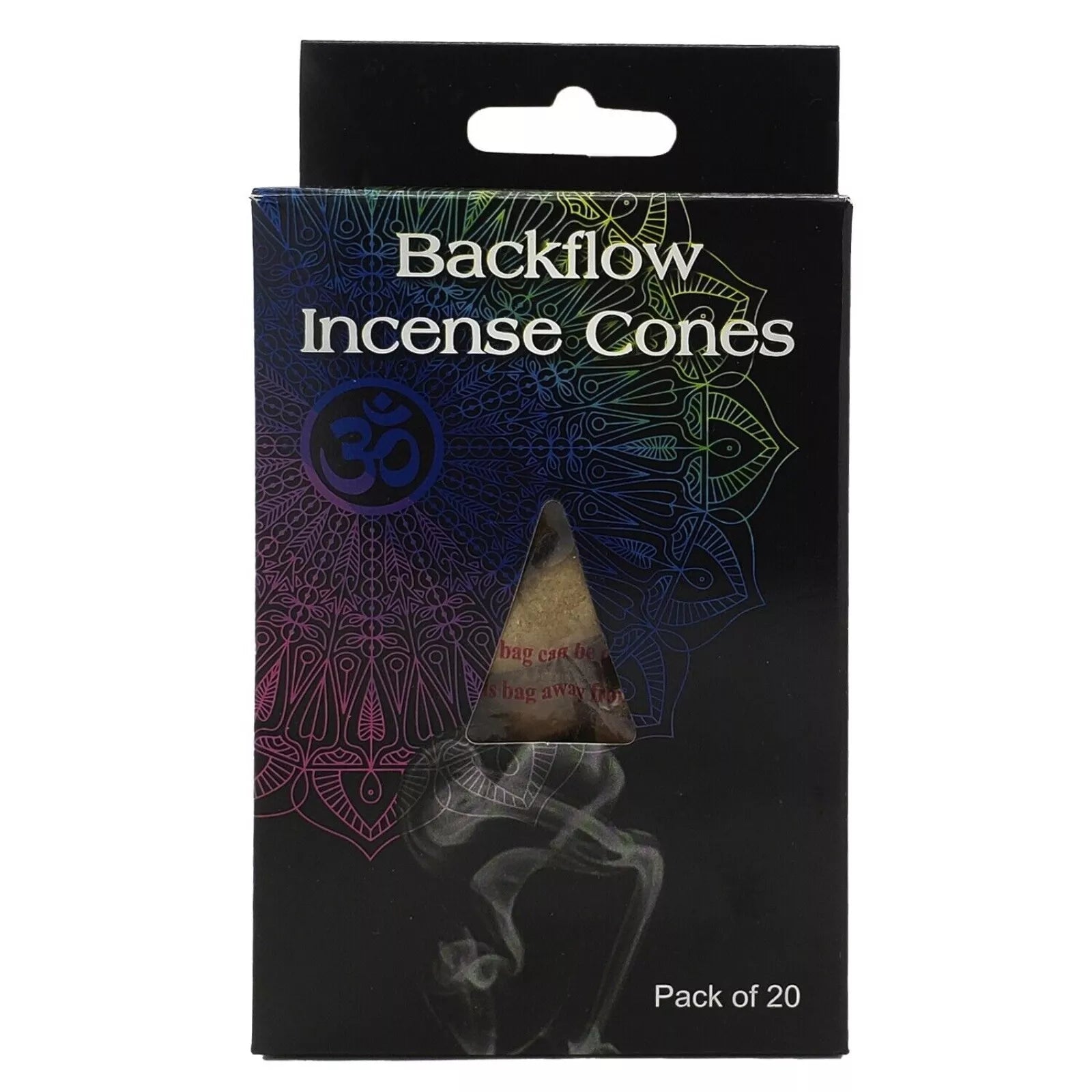 Sandalwood Scent Backflow Incense Cones Pack of 20