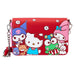 Sanrio Hello Kitty & Friends Color Block Floral Crossbody Bag by Loungefly