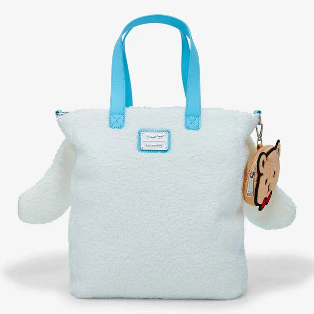 Sanrio Cinnamoroll Sherpa Tote Bag by LoungeFly