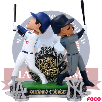Shohei Ohtani & Aaron Judge Los Angeles Dodgers & New York Yankees 2024 World Series Dual Battle Bobblehead