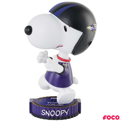Snoopy Peanuts Bighead NFL Bobbleheads
