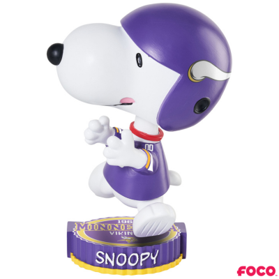Snoopy Peanuts Bighead NFL Bobbleheads