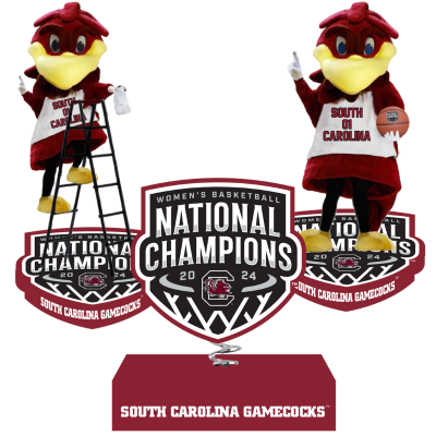 South Carolina Gamecocks 2024 NCAA Women's Basketball National Champions Bobbleheads