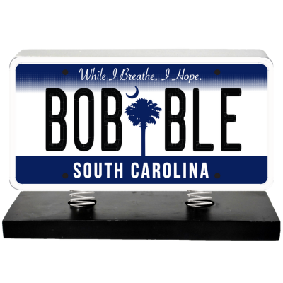 License Plate Bobbles