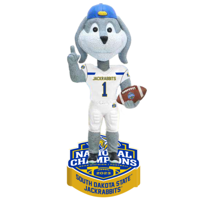 Jack the Jackrabbit South Dakota State Jackrabbits Mascot 2023 FCS Football National Champions Bobbleheads