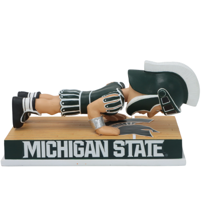 Sparty Michigan State Spartans Mascot Kissing the Court Bobblehead (Presale)